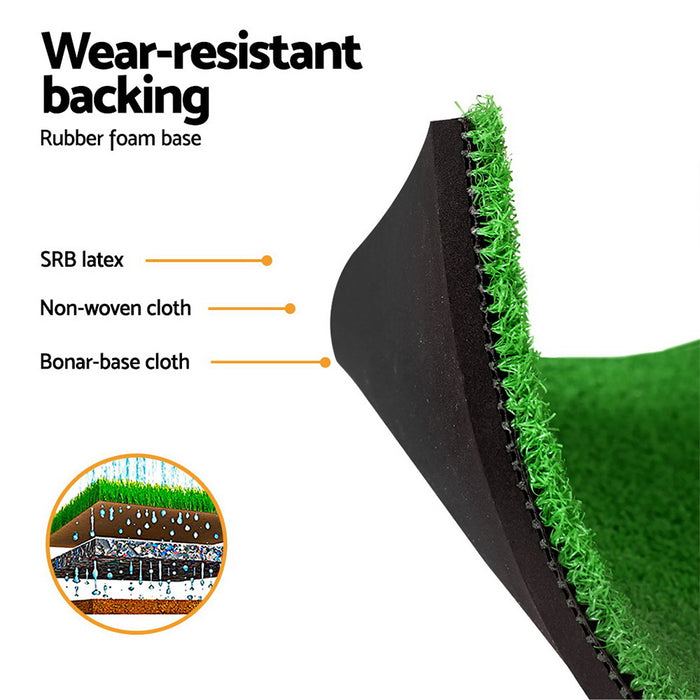 Everfit Golf Hitting Mat Portable Driving Range Practice Training Aid 150x150cm