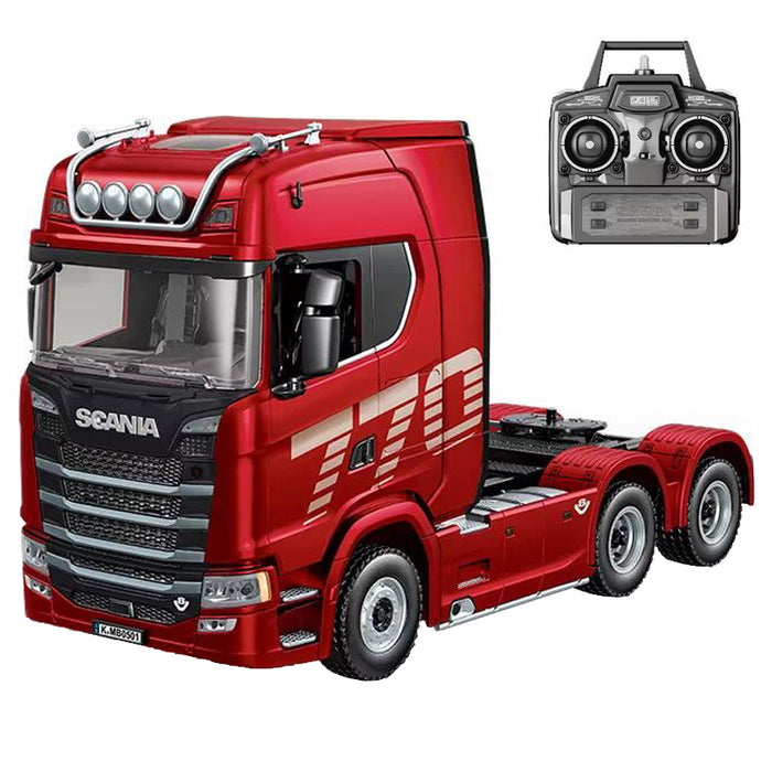 Red 1/18 Scale Rc Scania 770s Truck Rtr 2.4G remote Light & Sound Full FunctionLight