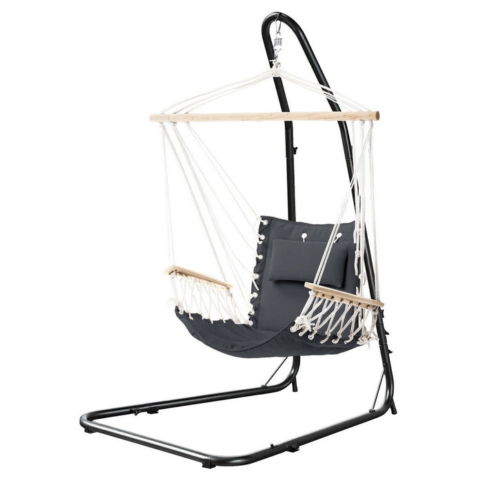 Gardeon Hammock Chair with Heavy Duty Steel Stand