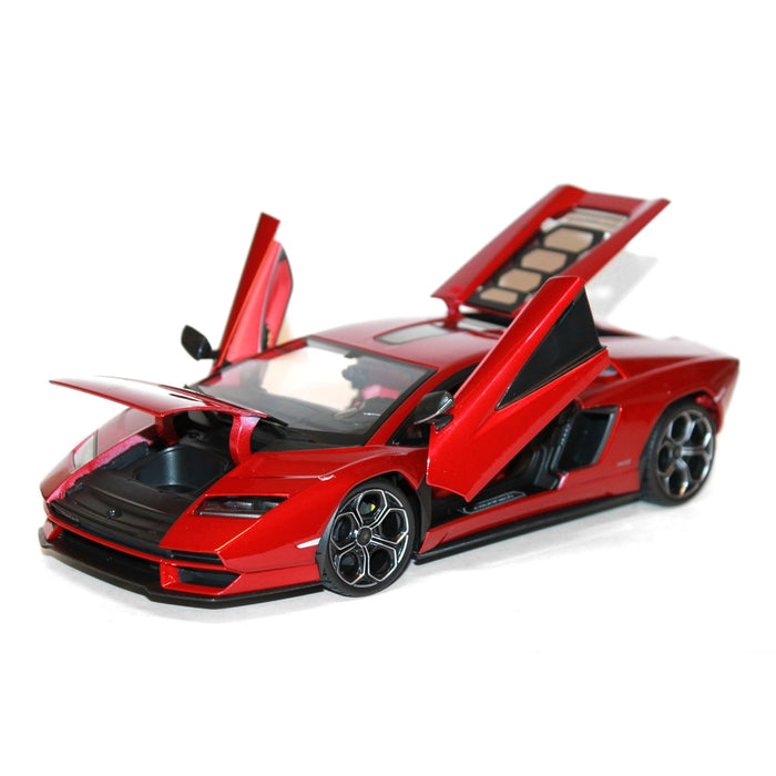 Maisto 1:18 Lamborghini Countach LPI 800-4 Red Metallic Diecast +Plastic Part
