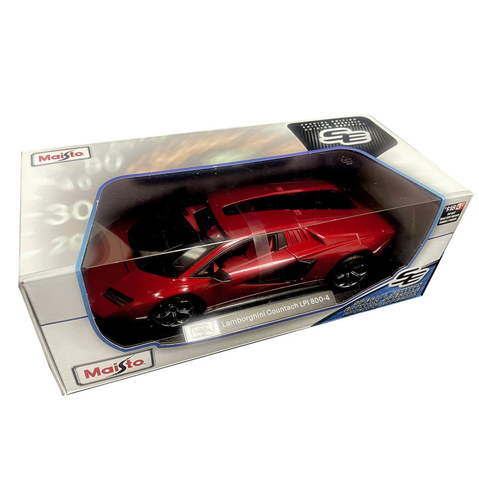 Maisto 1:18 Metallic Diecast +Plastic Part Lamborghini Countach LPI 800-4