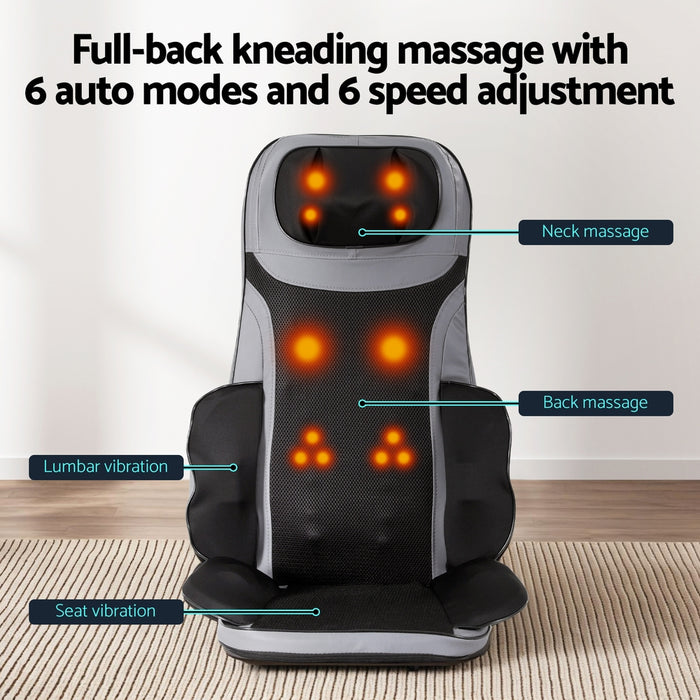 Livemor 8-nodes Full Back Massage Cushion Heating Massage Seats
