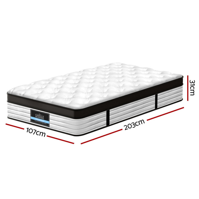 Giselle Bedding 31cm Mattress Euro Top King Single