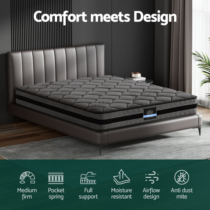 Giselle Bedding 22cm Mattress Medium Firm King