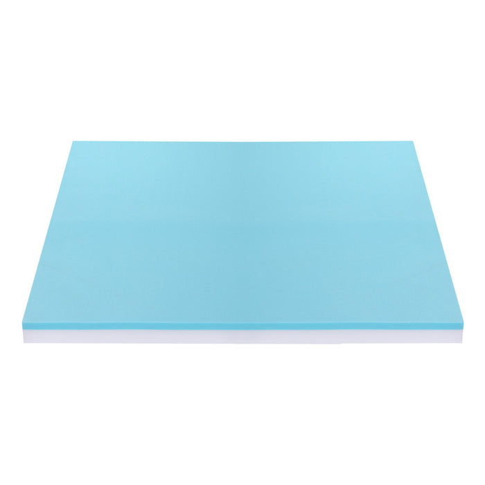 Giselle 8cm Memory Foam Mattress Topper Gel Dual Layer Foam Bamboo Double