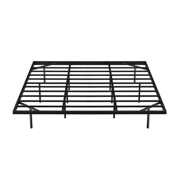 Artiss King Bed Frame,Floating Metal Bed Frame with Smart LED Lights - Sturdy Metal Platform Bed Base, Silent Design, Tool-Free Assembly, 300KG Capacity for Home/Hotel/Master Bedroom