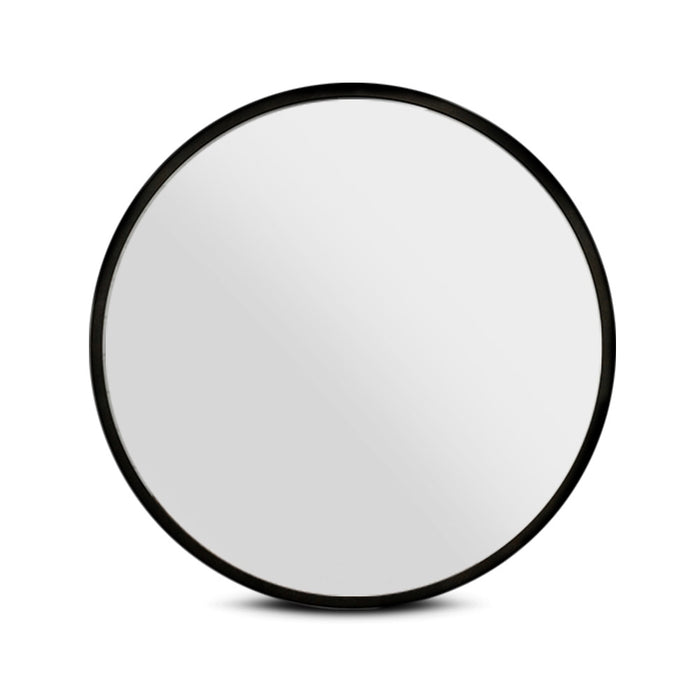Embellir 2 Wall Mirror Makeup 90cm Home Decor Framed Mirrors Bathroom Round Black