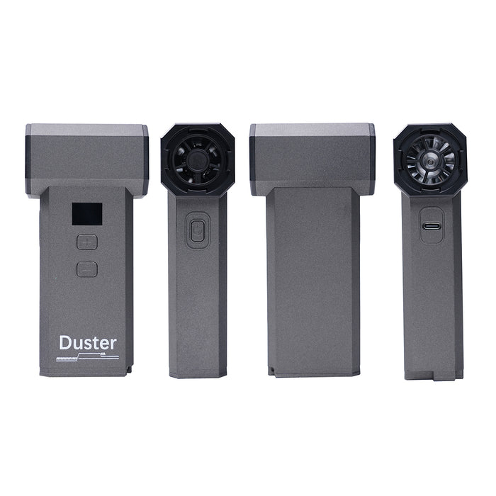 Cordless Air Duster &amp; Vacuum, High-Powered Electric Air Blower with Turbo Fan, Adjustable Speed with LED Light, 8000mAh Rechargeable Battery – for Car