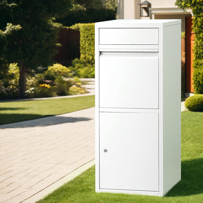 Gardeon Parcel Letterbox Drop Box Package White
