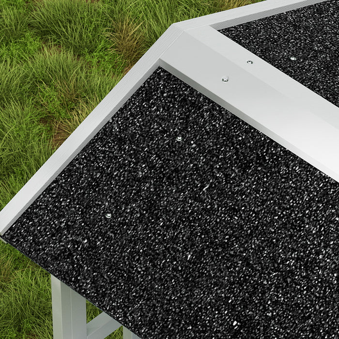 i.Pet Outdoor Cat House Shelter 72cm x 72cm x 127cm Rabbit Hutch Wooden Condo Small Outdoor Cat House