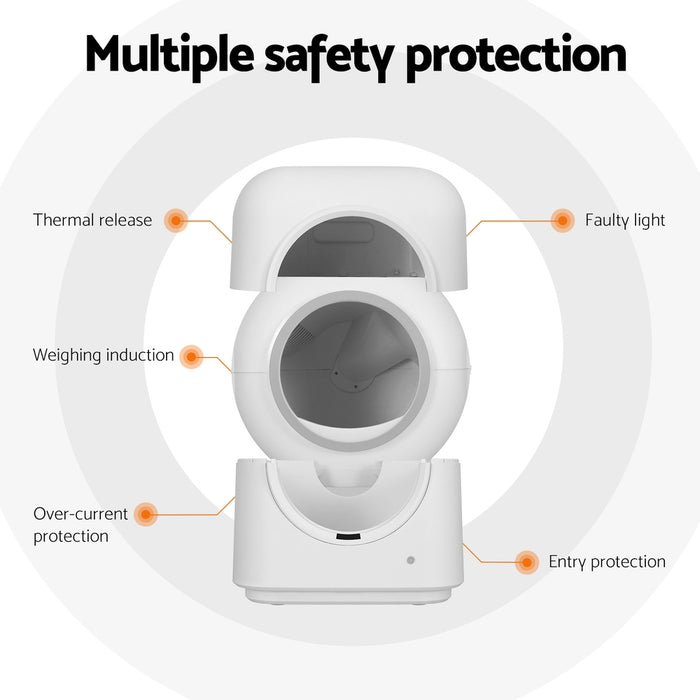 i.Pet Automatic Cat Litter Box Smart Self-Cleaning Large Cat Litter Box Kitty Toilet App Control