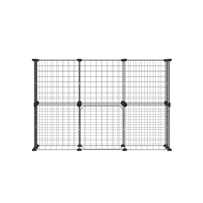 i.Pet Pet Dog Playpen Enclosure Cage 20 Panel Puppy Fence Play Pen Foldable Metal