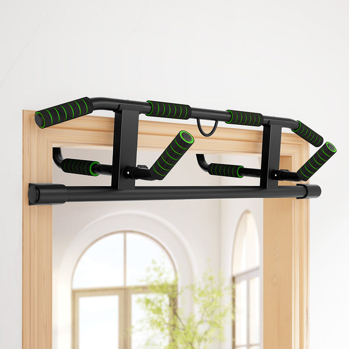 Multi-Grip Pull Up Bar Doorway Chin Up Horizontal Bar Home Gym Workout 101cm Length