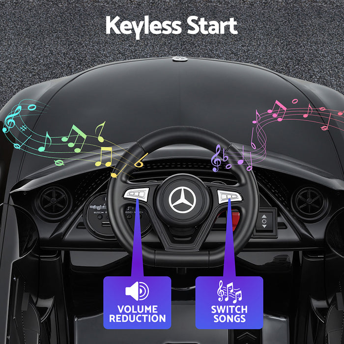 Kids Electric Ride On Car Licensed Outdoor Toys Cars Music Remote Black