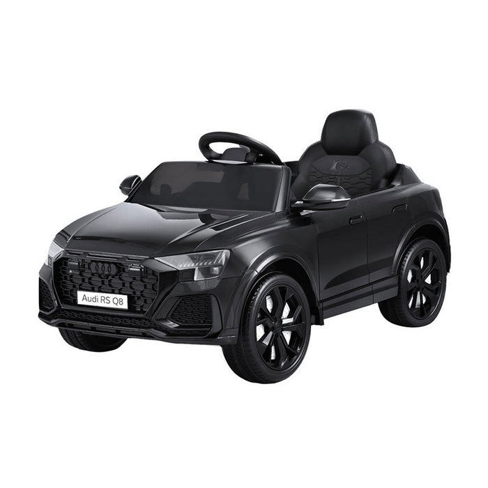 Kids Ride On Car Licensed RSQ8 Electric Toy Black Remote 12V Cars Black