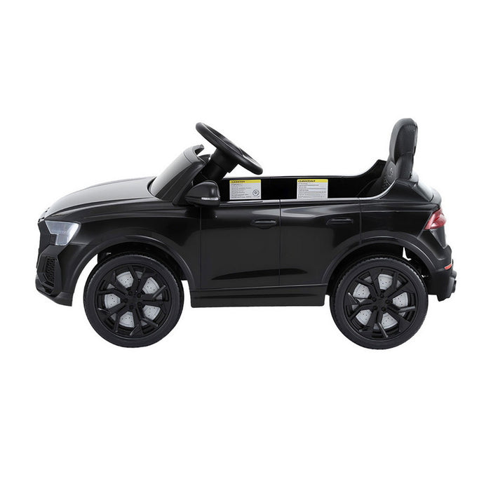 Kids Ride On Car Licensed RSQ8 Electric Toy Black Remote 12V Cars Black