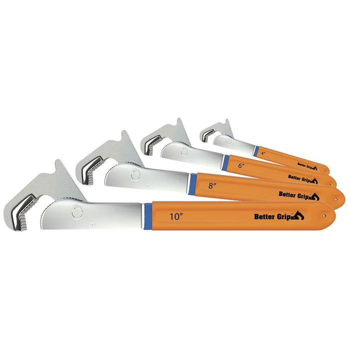 The Renovator Wrench 4 Pcs Tool Set With Carry Case Better Grip Spanner Ratchet