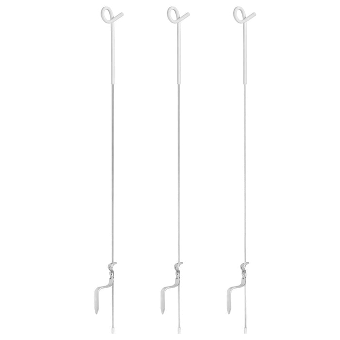 Giantz 20x Electric Fence Pigtail Posts Steel Tape Fencing