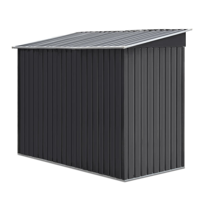 Giantz Garden Shed 2.38x1.31M Sheds Outdoor Storage Tool Metal Workshop Shelter Sliding Door