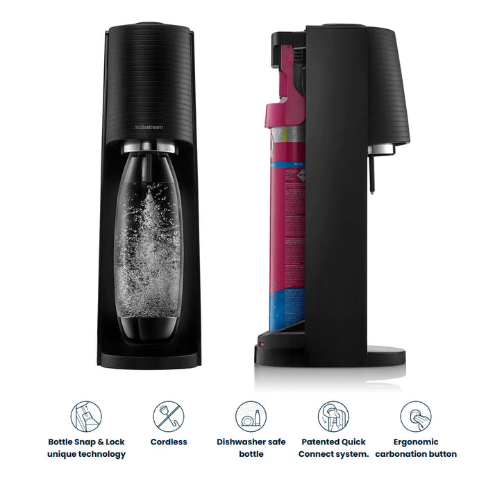 New SodaStream Machine Terra SodaStream Spirit Sparkling Water Maker Quick Connect 2 Colors