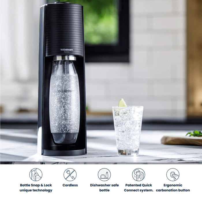 New SodaStream Machine Terra SodaStream Spirit Sparkling Water Maker Quick Connect 2 Colors