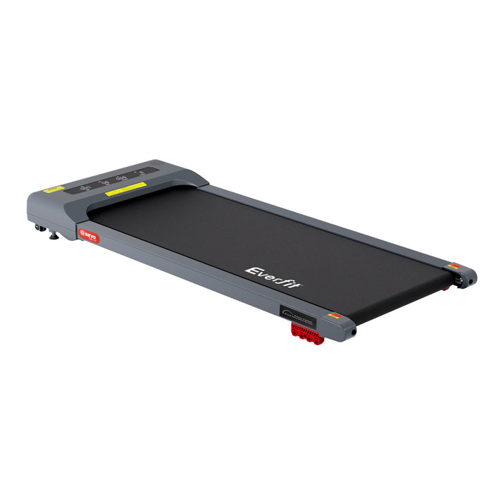 Everfit Treadmill Electric Walking Pad Incline Under Desk Home Gym 380mm Grey
