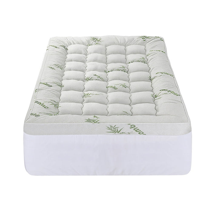 Giselle Mattress Topper 11cm Pillowtop toppers Bamboo King Single