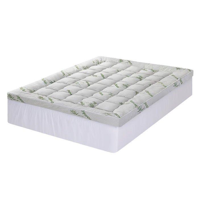 Giselle Mattress Topper 11cm Pillowtop toppers Bamboo Queen