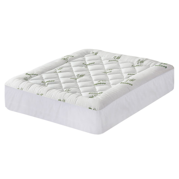 Giselle Mattress Topper 5cm Pillowtop toppers Bamboo Queen