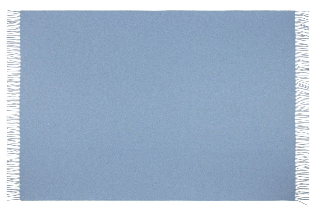 Paddington Throw - Fine Wool Blend - Blue
