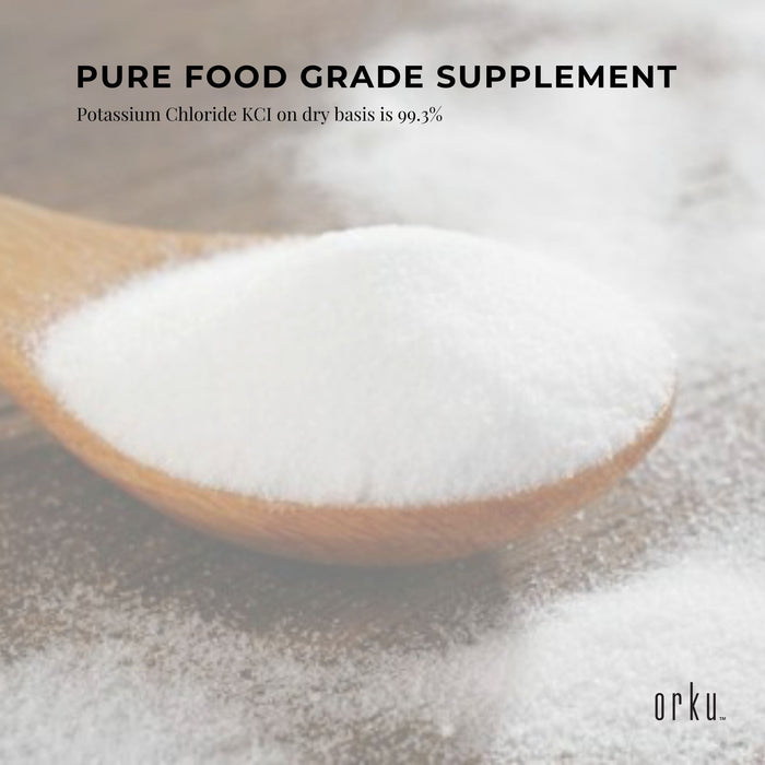 2Kg Potassium Chloride Powder - Pure E508 Food Grade Salt Substitute Replacer