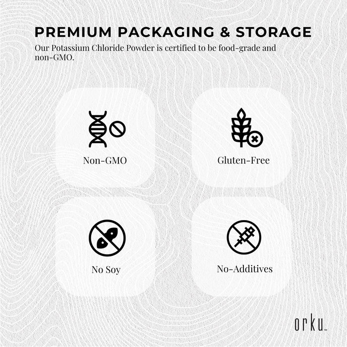 Bulk 20Kg Potassium Chloride Powder Tub - Pure KCL E508 Food Grade Replacer