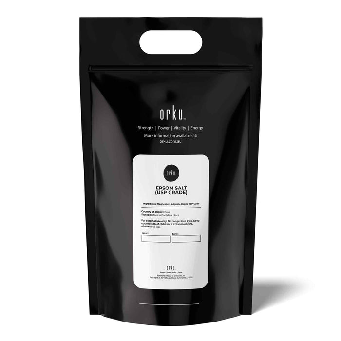 Orku 20Kg Epsom Salt - USP Grade Magnesium Sulfate Body Bath Salts