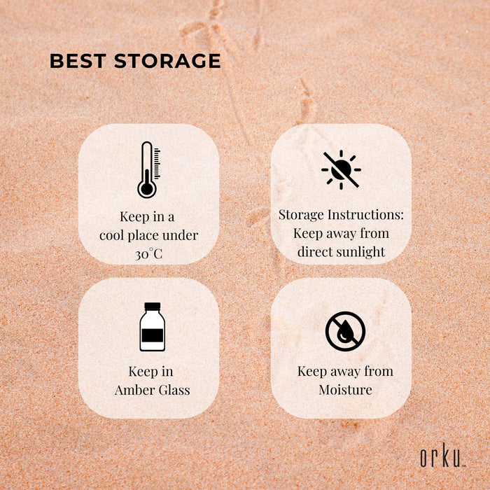 Orku 100ml Pure Emu Oil - Natural Undiluted Australian Dromaius Novaehollandiae