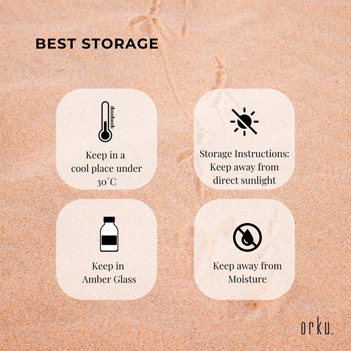 Orku 250ml Pure Emu Oil - Natural Undiluted Australian Dromaius Novaehollandiae