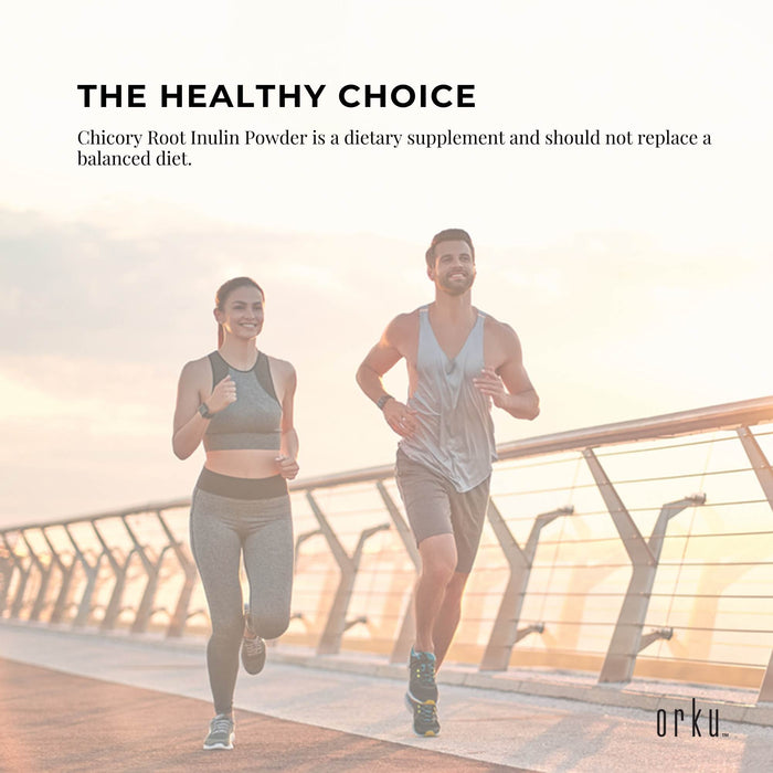 Orku 3.5Kg Chicory Root Inulin Powder Tub - Unflavoured Natural Prebiotic Fibre