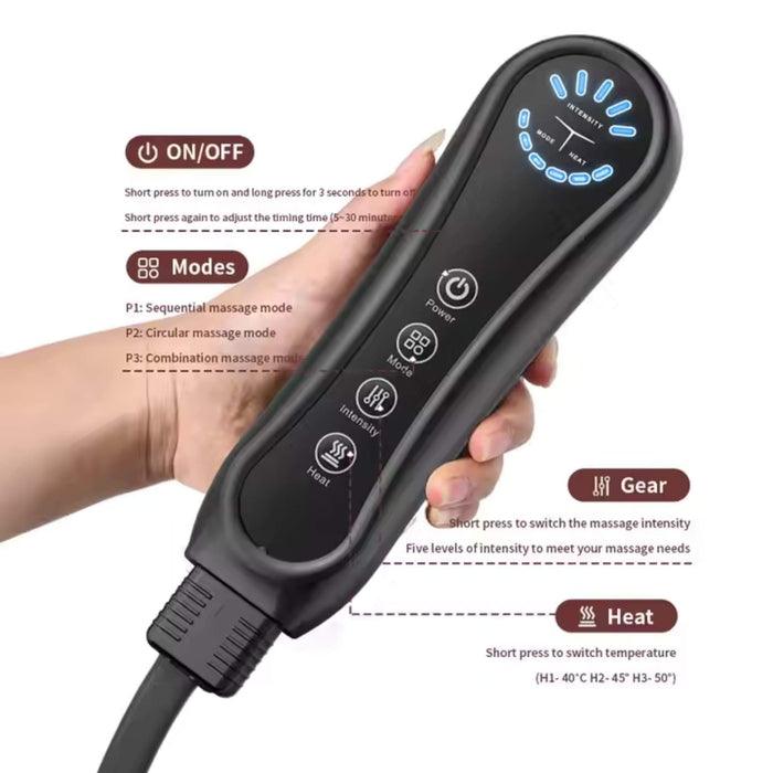 Orku Air Compression Massager for Leg Knee Foot - Pressure Therapy & Circulation