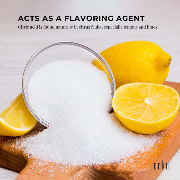 Bulk 10Kg Citric Acid Powder - Food Grade Anhydrous GMO Free Preservative c6h807