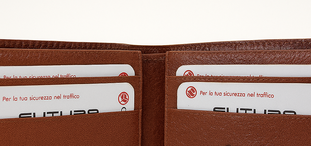 Futura RFID Leather Fold Over Genuine Leather Wallet - Tan