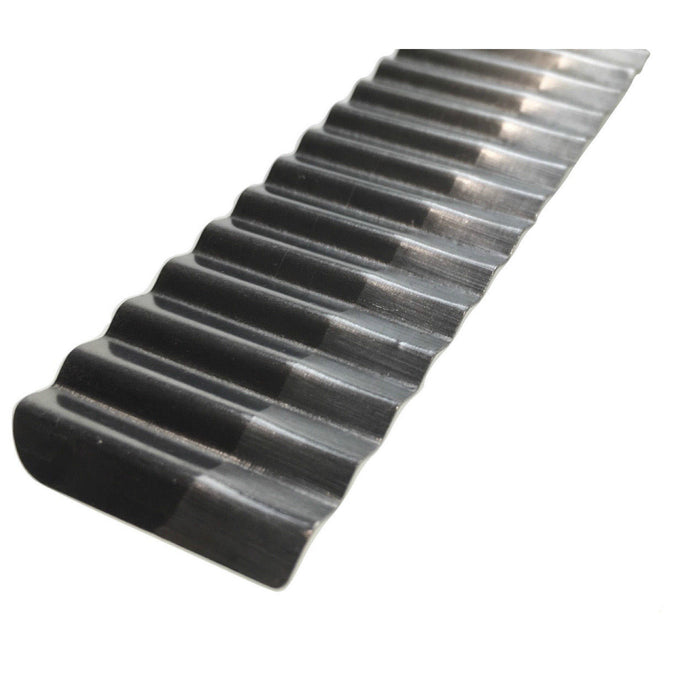 JELLY KNIFE Stainless Steel Blade Cooked Potato Vegetable Crinkle Wavy Cutter Slicer