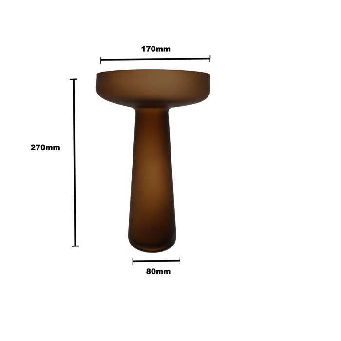 Ice Land Matte Glass Vase