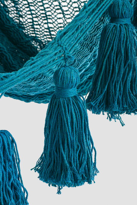 Deluxe Extra Large Mexican Hammock Swing Chair in Plain in Bondi Colour in Outdoor