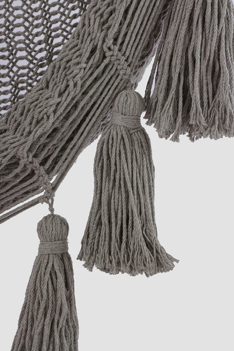 Deluxe Extra Large Mexican Hammock Swing Chair in Plain Dream Sands  in Outdoor Cotton Colour Dream Sands