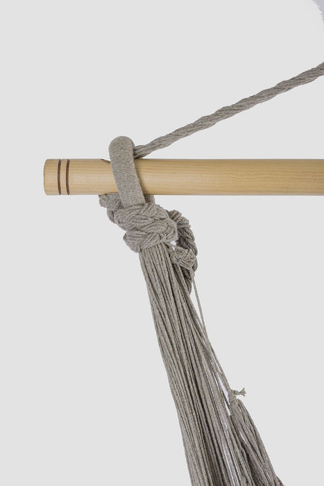 Deluxe Extra Large Mexican Hammock Swing Chair in Plain Dream Sands  in Outdoor Cotton Colour Dream Sands