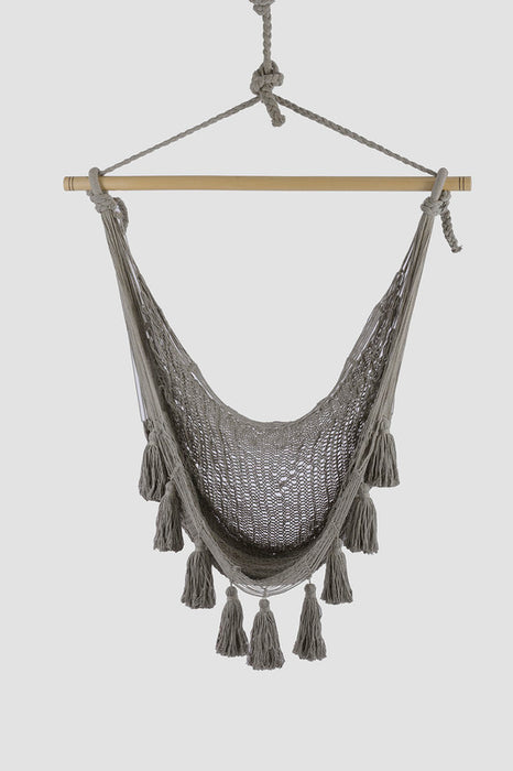 Deluxe Extra Large Mexican Hammock Swing Chair in Plain Dream Sands  in Outdoor Cotton Colour Dream Sands