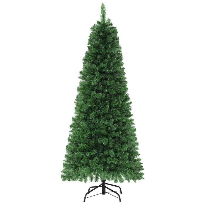 Jingle Jollys 1.8M Pre-lit Christmas Tree 8 Mode Multi Colour 200 LED Light Xmas