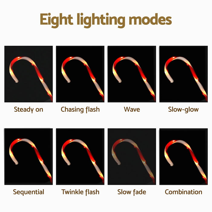 42 LED 6 PCS Christmas Lights Path Ground Light Garden Decorations Jingle Jollys