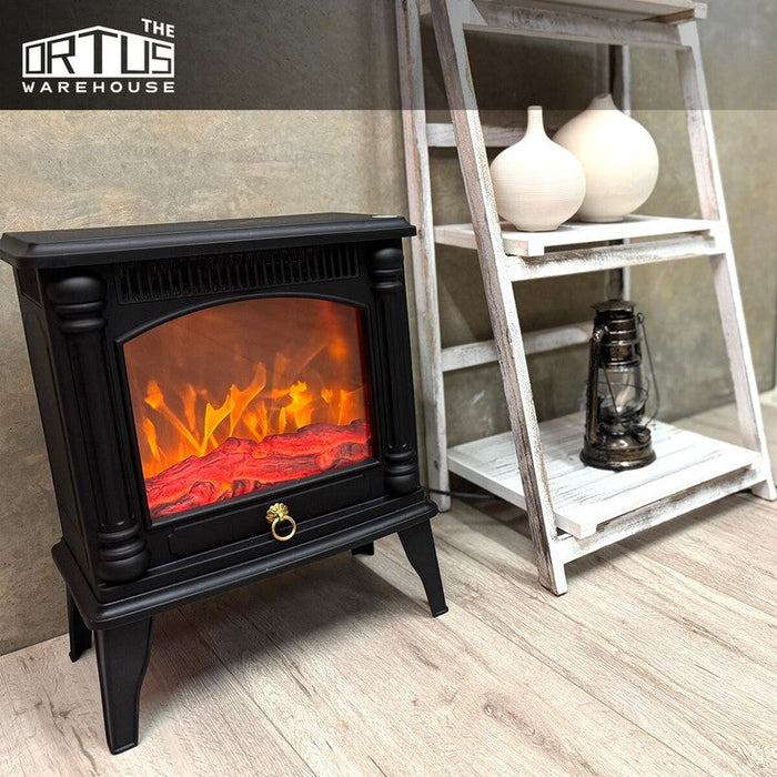 Electric Fireplace FreeStanding Heater Lightweight Up to 20m² Realistic 3D Flame Trade Me
