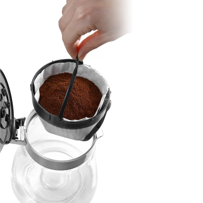 DeLonghi 1.2L Clessidra 2 In 1 Drip & Pour-Over Coffee Machine Coffee Maker ICM17210 10cups