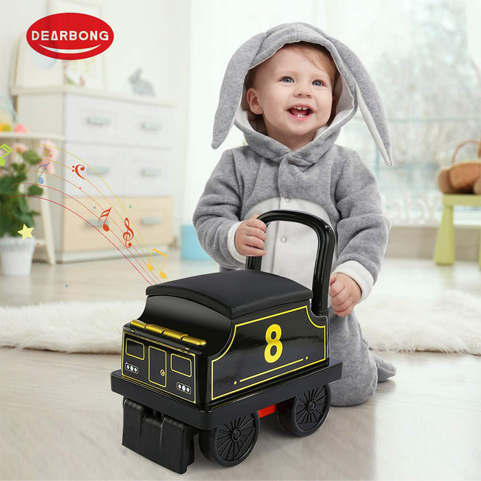 Kids Ride On Train Toy Eelectric Car With Track Or Toddler Walker Car Or Carriage AU